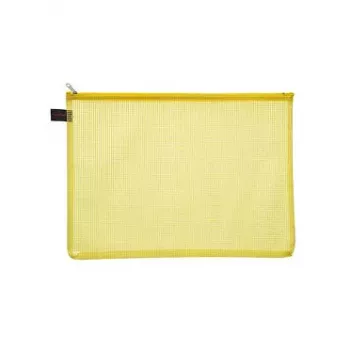 FolderSys 10 A4 Document Zipper Pouches Transparent