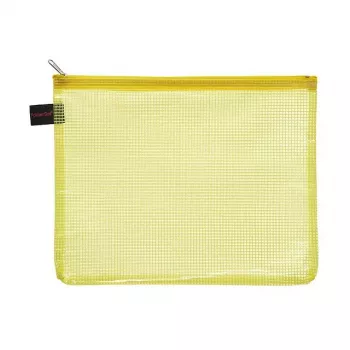 FolderSys 10 Document Zipper Bags A5 Transparent