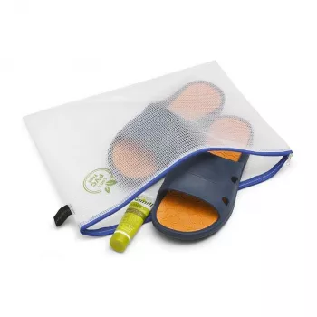 Foldersys A4 Zipper Document Pouch Transparent PVC