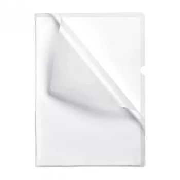 FOLDERSYS Premium 10 Transparent Grained Display Pockets DIN A4