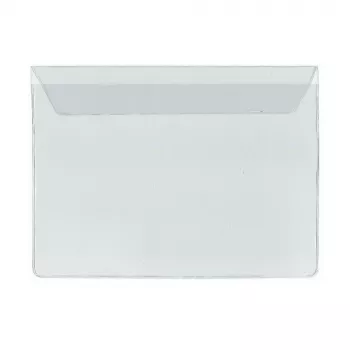FolderSys 10 Self-Adhesive Document Pockets Smooth A5 Transparent