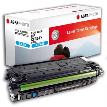 AgfaPhoto APTHPCF361XE Compatible Toner Cartridge Cyan High Yield 9500 Pages for HP