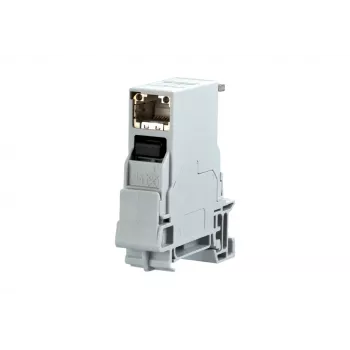 METZ CONNECT RJ45 Keystone Module Cat.6A STP Grey (RAL 7035) 1401906113KE