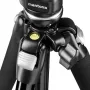 Mantona Scout MAX Set Tripod with Horizontal Arm, Ball Head, Reversible Center Column, 160cm, 5kg Load, for DSLR and Mirrorless Cameras, Black