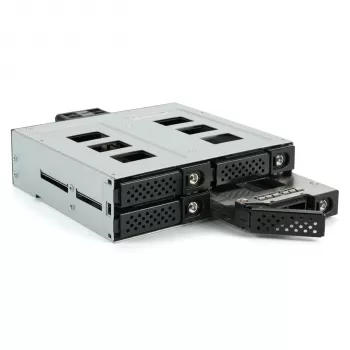 FANTEC MR-SA1242-12G SAS 12G & SATA 6G 1x5.25 inch for 4x2.5 inch SSD/HDD Black (2521)