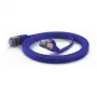 wantecWire CAT6A Extra Flat FTP Patch Cable 1.0m Blue