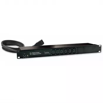 GÜDE 8112-6 Sequencer C19 UES Filter 6xC13 CEE320 C19 - Switched PDU 1U Rackmount