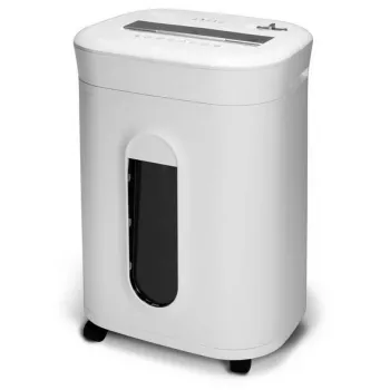 LMG Signaltechnologie AS1060MQ Document Shredder with P-5 Cross-Cut 2x12 mm, up to 10 Sheets, White