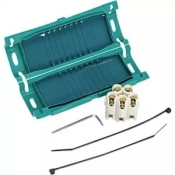 HellermannTyton Cable Tie Mounting Base Green Polypropylene 55x35mm -20 to 90°C 1 Piece