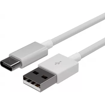 ShiverPeaks Flexline USB Charging & Sync Cable, USB-A to USB-C, 2.0, ABS, White, 1.0m (FL31-13041)
