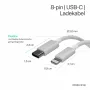Flexline USB-C to Lightning Cable, PD, White, 0.5m (FL31-13050)