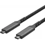 ShiverPeaks Flexline USB-C to USB-C Cable, USB 3.2 Gen 2, 100W PD, Braided Nylon, 2m (FL31-75007)