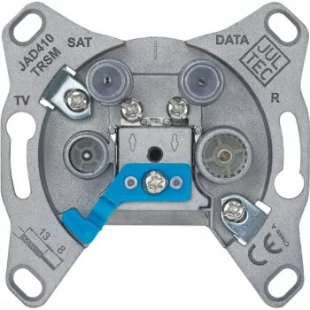 JULTEC JAD410TRSM Diode Decoupled 4-Way Multimedia End Outlet 65-862/950-2150MHz 10dB