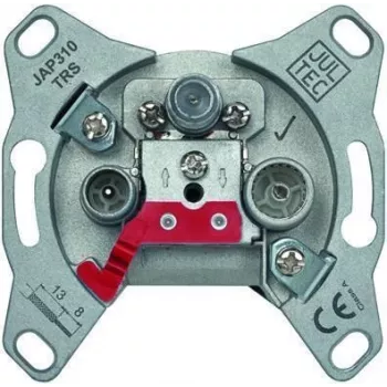 JULTEC JAP310TSD Loop-through Antenna Socket 10dB, Programmable, 3 Outputs (TV/Radio/SAT)