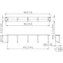 METZ CONNECT 19 inch 1U 75mm Patch Panel RAL 9005 Black 130894-03-29-E