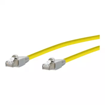 METZ CONNECT E-DAT Industry Patch Cable RJ45 1m Green Cat.6A S/FTP