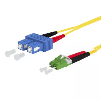METZ CONNECT OpDAT Patch Cable SC-D/LC-D APC OS2 2.0 m