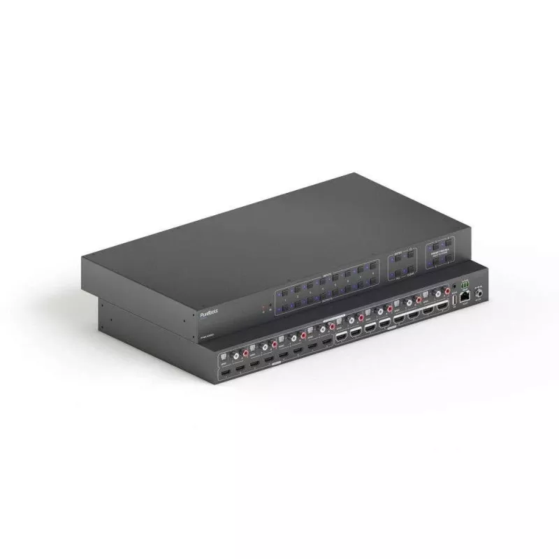 PureLink PureTools PT-MA-HD88DA - 8x8 HDMI Matrix, 4K@60Hz, HDCP 2.2, 18 Gbps, Audio De-embedding, Rack-mountable