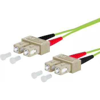 METZ CONNECT OpDAT Patch Cable SC Duplex/SC Duplex OM5, 2.0 m