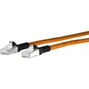 METZ CONNECT 130845A001-E Network Cable 10 m Cat6a SF/UTP (S-FTP) RJ45 Orange