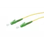 METZ CONNECT OpDAT Patch Cable LC-S APC/LC-S APC OS2 Duplex 5m Yellow