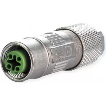 METZ CONNECT M12 Socket D-coded IP67 Field-Attachable (MMF881A115)