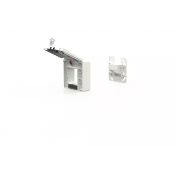 METZ CONNECT Flush-Mount Housing IP44 2 Port Unpopulated for MC Module Pure White