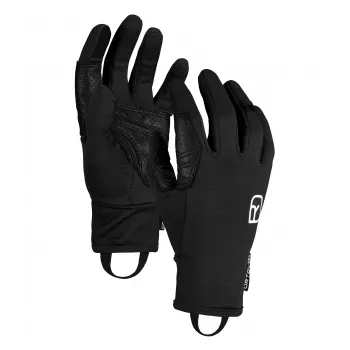 Ortovox Fleece Light Gloves - Black Raven, Size L