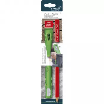 Pica Pocket with 1 Carpenter's Pencil 24cm