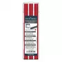 Pica BIG DRY Lead Set FOR ALL Red - 12 Refill Leads 2x5mm 150mm