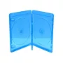 MEDIARANGE BOX38-4-30 Jewelry Box - 4 Discs - Blue - Transparent - Plastic - 120 mm - Dust-resistant - Scratch-resistant