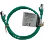 IT-BUDGET Full Copper Premium Patch Cable - Flex AWG 26 - Cat.8.1 - 2000 MHz - Halogen-Free - PoE+ - 40 Gbit - Green - 1.5 m
