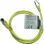 IT-BUDGET Full Copper Premium Patch Cable - Flex AWG 26 - Cat.8.1 - 2000 MHz - Halogen-Free - PoE+ - 40 Gbit - Yellow - 1 m