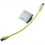 IT-BUDGET Full Copper Premium Patch Cable - Flex AWG 26 - Cat.8.1 - 2000 MHz - Halogen-Free - PoE+ - 40 Gbit - Yellow - 0.5 m (90ITBFLEX81PK050Y)