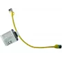 IT-BUDGET Full Copper Premium Patch Cable - Slim AWG 28 - Cat.8.1 - 2000 MHz - Halogen-Free - PoE+ - 40 GBit - Yellow - 0.25 m