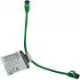 IT-BUDGET Full Copper Premium Patch Cable - Slim AWG 28 - Cat.8.1 - 2000 MHz - Halogen-Free - PoE+ - 40 GBit - Green - 0.50 m