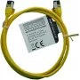 IT-BUDGET Full Copper Premium Patch Cable - Slim AWG 28 - Cat.8.1 - 2000 MHz - Halogen-Free - PoE+ - 40 GBit - Yellow - 1.5 m