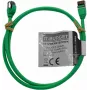 IT-BUDGET Full Copper Premium Patch Cable - Slim AWG 28 - Cat.8.1 - 2000 MHz - Halogen-Free - PoE+ - 40 Gbit - Green - 1 m