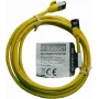 IT-BUDGET Full Copper Premium Patch Cable - Slim AWG 28 - Cat.8.1 - 2000 MHz - Halogen-Free - PoE+ - 40 Gbit - Yellow - 2 m