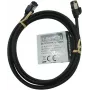 IT-BUDGET Full Copper Premium Patch Cable - Slim AWG 28 - Cat.8.1 - 2000 MHz - Halogen-Free - PoE+ - 40 GBit - Black - 3 m (90ITBSLIM81PK3S)