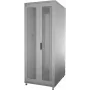 IT-BUDGET 19-Inch Network Cabinet SRK - Complete Set - 38U - Width x Depth 800x800 mm - Perforated Double Doors Front and Rear - 4 Active Fans - PDU - Shelves - Flatpack - Light Grey (90ITB19SRK3888DTG)