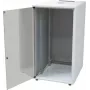 IT-BUDGET 19-Inch Network Cabinet SJB - 18U - 600x600 mm - Glass Door - Rear Panel - Light Grey (W-3987-01-04-011-BBL)