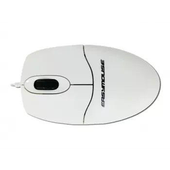 GETT GCQ EasyMouse Ergonomic Wired Mouse - Ambidextrous - Optical - 800 DPI - Black