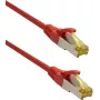 IT-BUDGET Full Copper Premium Patch Cable - Super Flex TPE - Cat.6A - with Cat.7 Raw Cable - 600 MHz - Halogen-Free - PoE+ - 10GBit - Red - 1 m