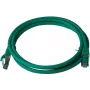 IT-BUDGET Full Copper Premium Patch Cable - Cat.6A - 500 MHz - Halogen-Free - PoE+ - AWG 26/7 - Green - 0.15 m