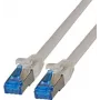 IT-BUDGET Full Copper Premium Patch Cable - Super Flex TPE - Cat.6A - 500MHz - LSZH - PoE+ - AWG 27 - Grey - 3 m