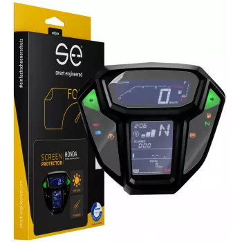 smart.engineered SE-DCP-2-0102-0045-1-M Display Protection Film for Honda CRF1000L Africa Twin (2015-2017) - Transparent - 2 Pack