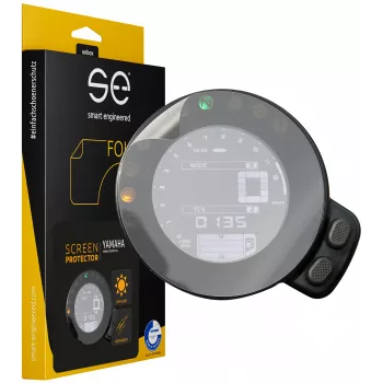 smart.engineered SE-DCP-2-0102-0072-1-M Display Protection Film for Yamaha XSR900 / XSR700 2015+ Cockpit - Transparent - 2 Pieces