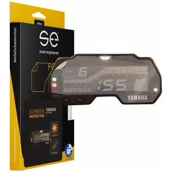 smart.engineered SE-DCP-2-0102-0075-1-M Display Protection Film for Motorcycle Monochrome Displays - Transparent - 2 Pack
