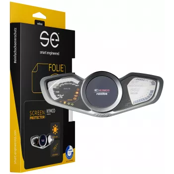 smart.engineered SE-DCP-2-0102-0118-1-M Display Protection Film for Motorcycle Dashboard - Transparent - 2 Pack